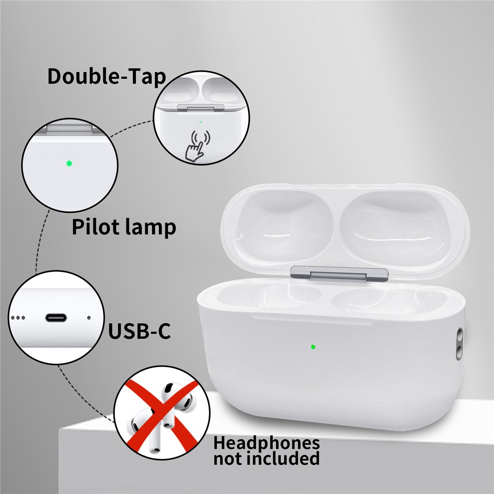  AirPods Pro 3 Trådlöst Laddningsfodral USB-C - Teknikhallen.se