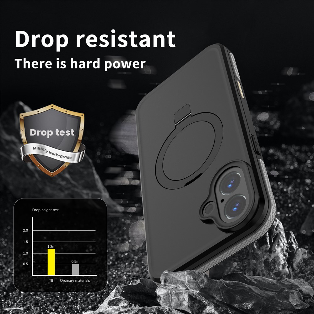 REDPEPPER REDPEPPER iPhone 16 Plus Skal MagSafe Kickstand Vattentät IP68 - Teknikhallen.se