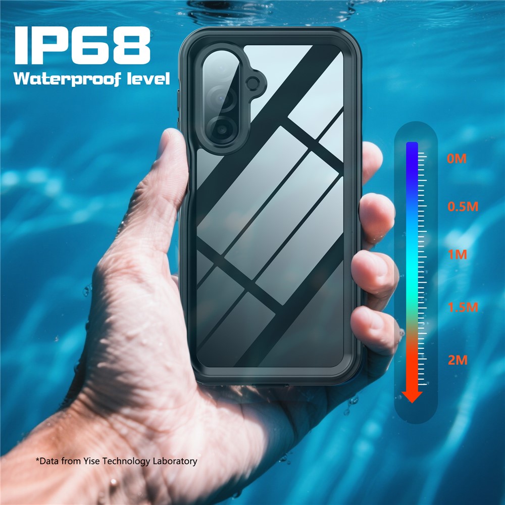REDPEPPER REDPEPPER Galaxy A17 Skal 360 Vattentätt IP68 Svart - Teknikhallen.se
