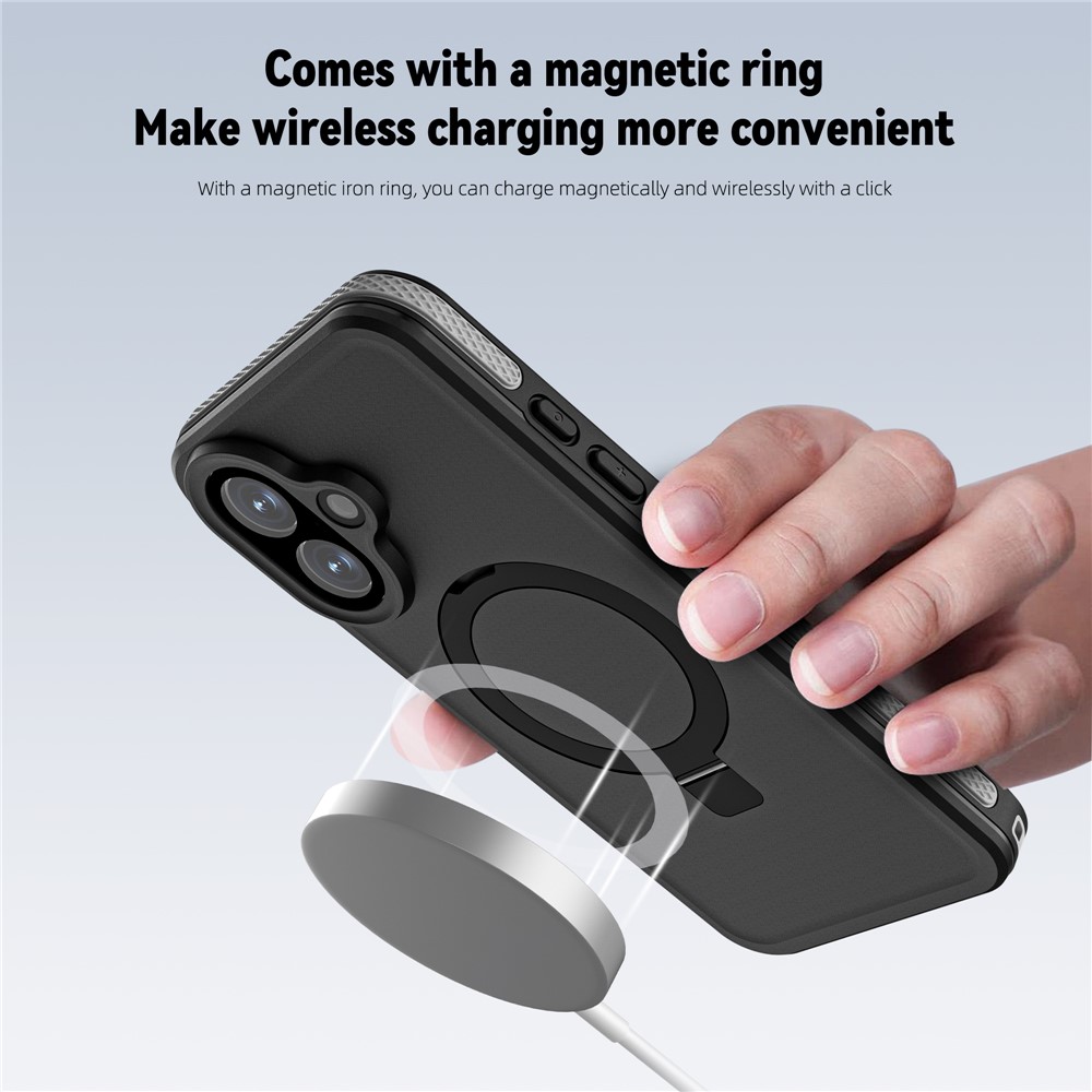 REDPEPPER REDPEPPER iPhone 17 Skal MagSafe Kickstand Vattentät IP68 - Teknikhallen.se