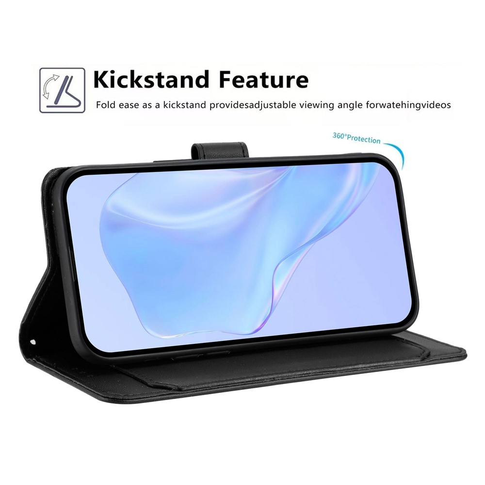  Google Pixel 10a Fodral Läder Svart - Teknikhallen.se