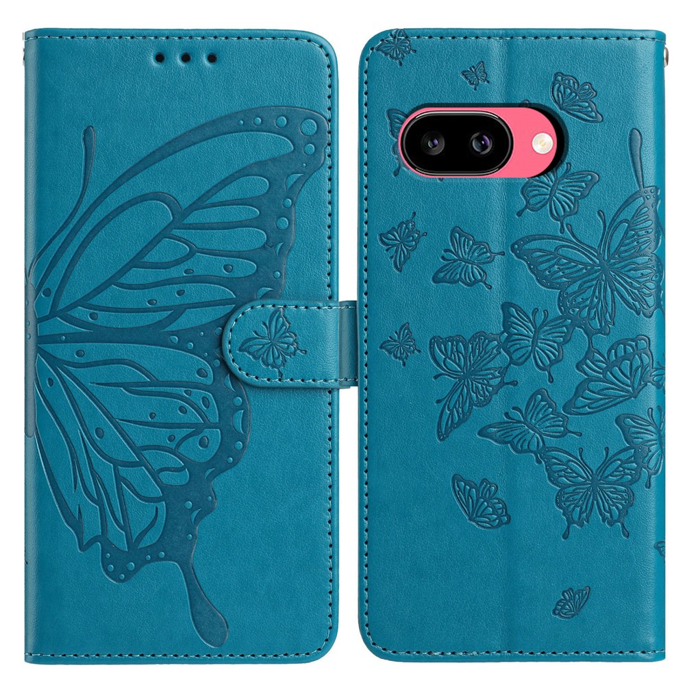 Google Pixel 10a Fodral Med Fjäril Tryck Blå - Teknikhallen.se