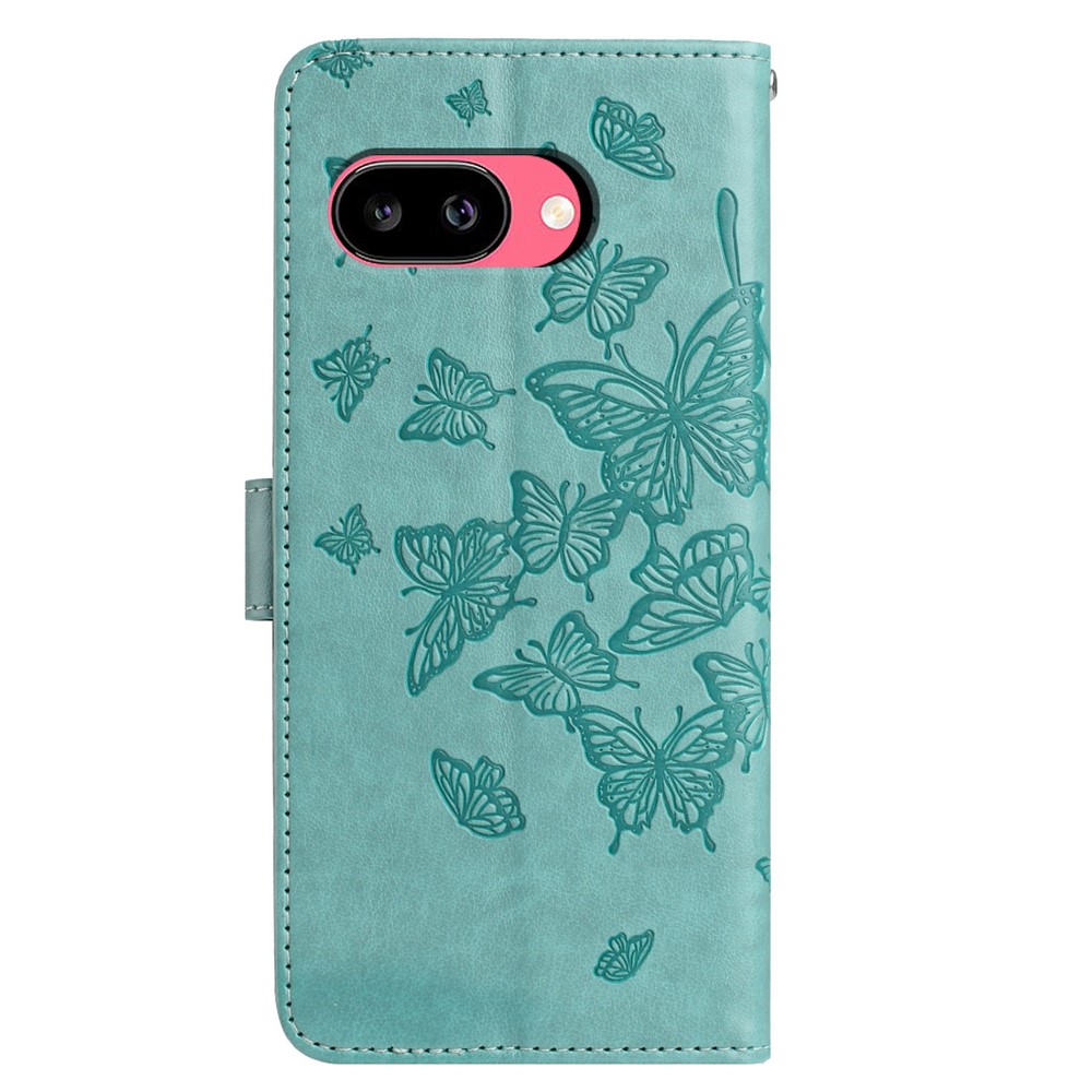  Google Pixel 10a Fodral Med Fjäril Tryck Grön - Teknikhallen.se