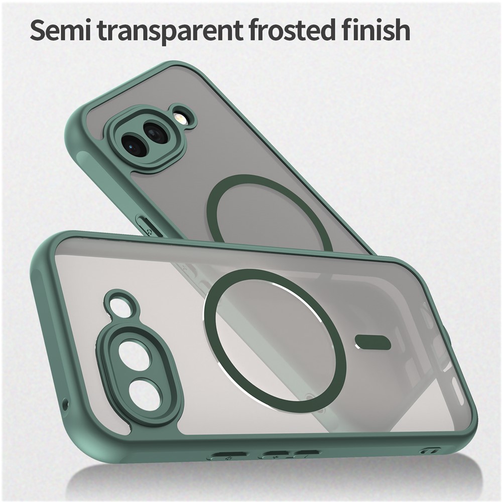  Google Pixel 10a Skal MagSafe Hybrid Grön - Teknikhallen.se