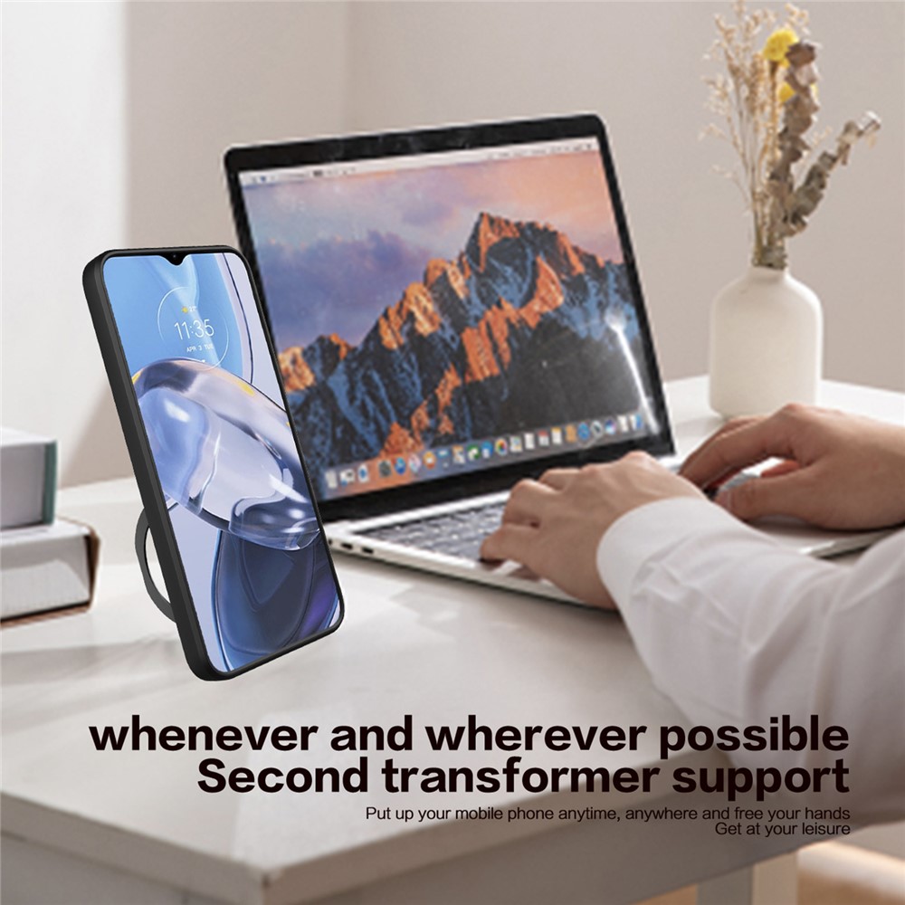  Samsung Galaxy S26 Skal CamShield Kickstand Hybrid Svart - Teknikhallen.se