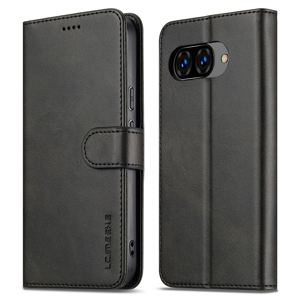 LC.IMEEKE LC.IMEEKE Google Pixel 10a Fodral Läder Svart - Teknikhallen.se