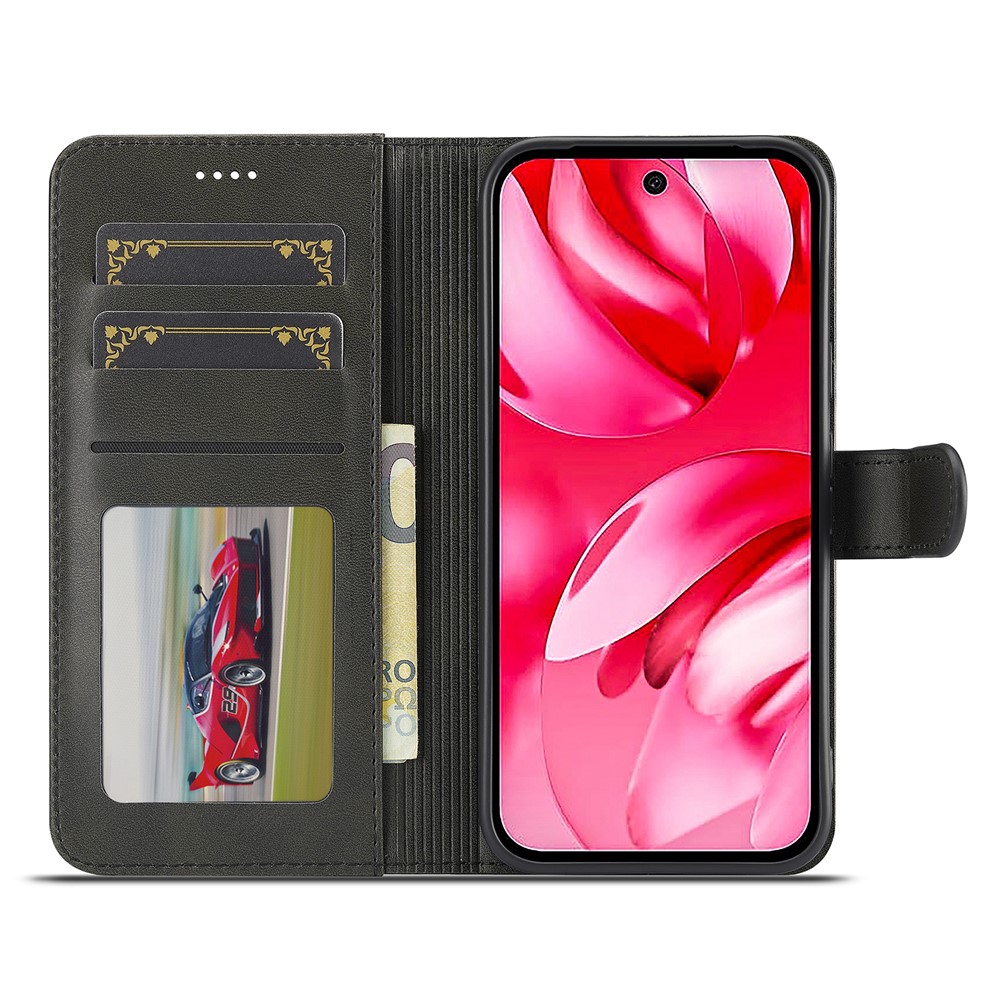 LC.IMEEKE LC.IMEEKE Google Pixel 10a Fodral Läder Svart - Teknikhallen.se