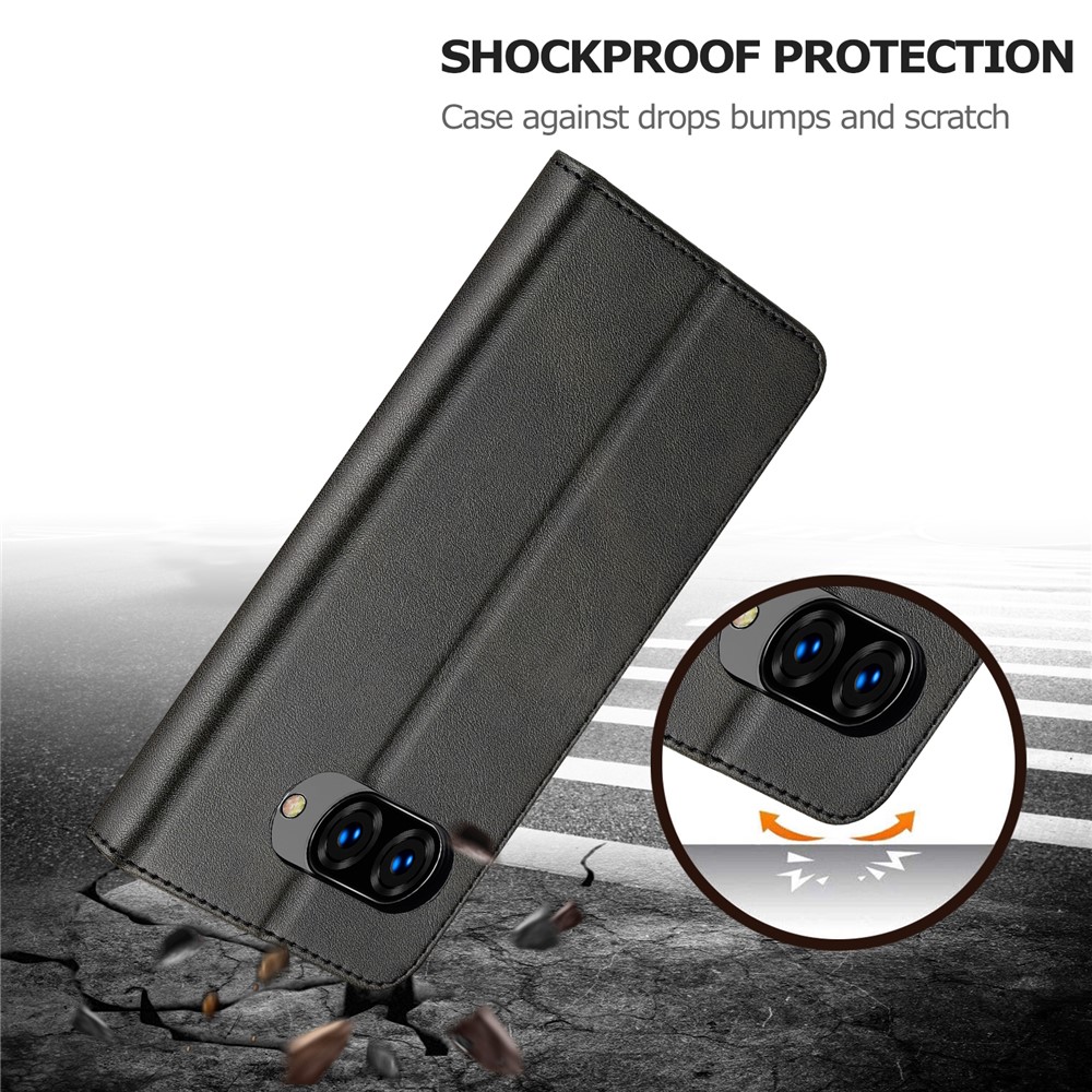 LC.IMEEKE LC.IMEEKE Google Pixel 10a Fodral Läder Svart - Teknikhallen.se