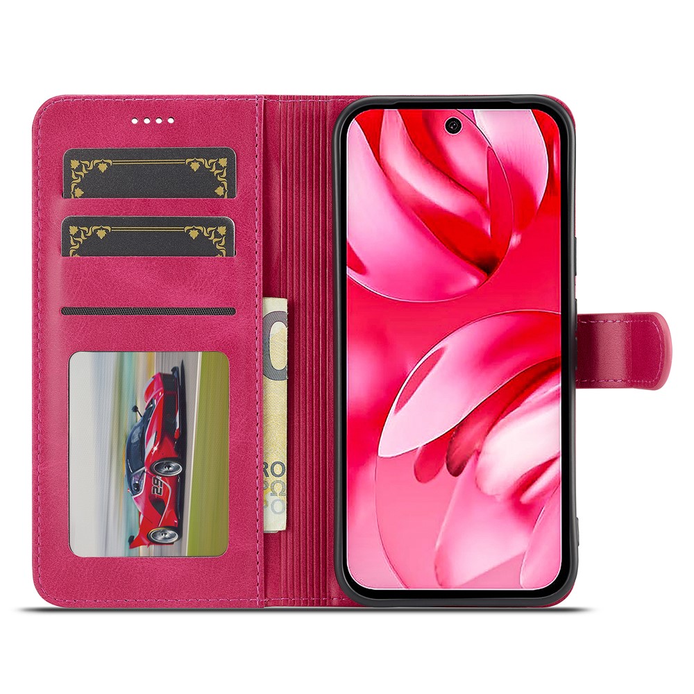 LC.IMEEKE LC.IMEEKE Google Pixel 10a Fodral Läder Rosa - Teknikhallen.se