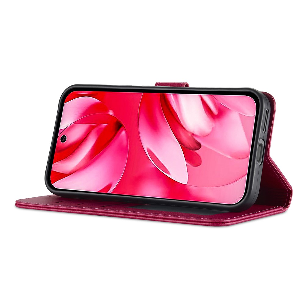 LC.IMEEKE LC.IMEEKE Google Pixel 10a Fodral Läder Rosa - Teknikhallen.se