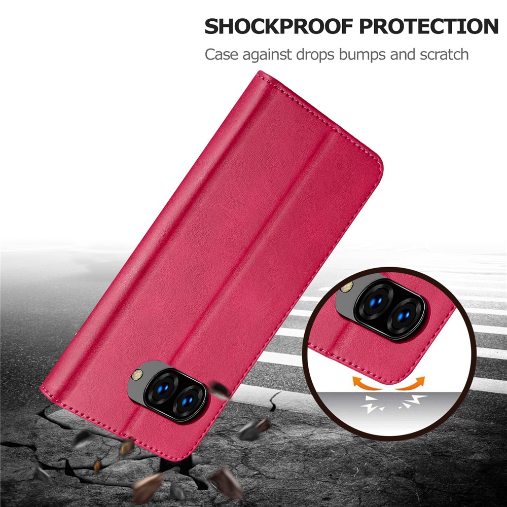 LC.IMEEKE LC.IMEEKE Google Pixel 10a Fodral Läder Rosa - Teknikhallen.se