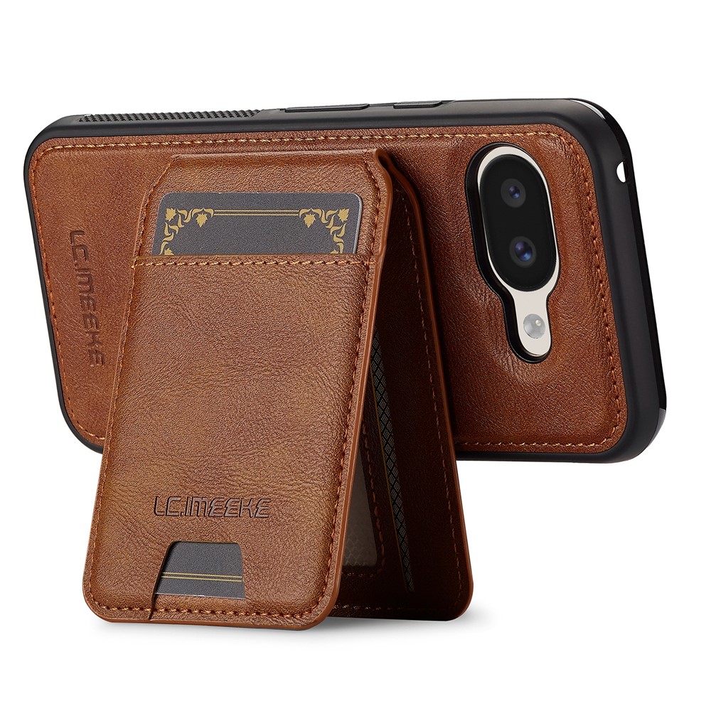 LC.IMEEKE LC.IMEEKE Google Pixel 10a Skal Med Avtagbar Korthållare Brun - Teknikhallen.se