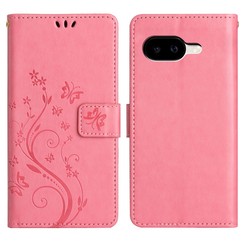  Google Pixel 10a Fodral Med Blommigt Tryck Rosa - Teknikhallen.se