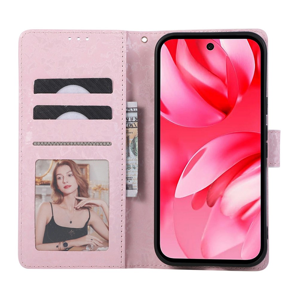  Google Pixel 10a Fodral RFID Läder Yellow Daisy - Teknikhallen.se