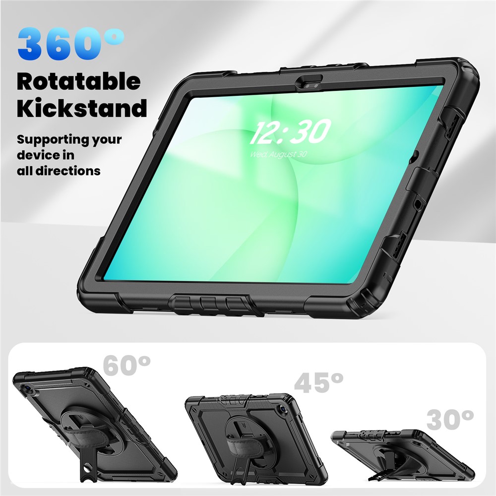  Galaxy Tab A11 Plus/A9 Plus Skal 360 Shockproof Hybrid Kickstand - Teknikhallen.se