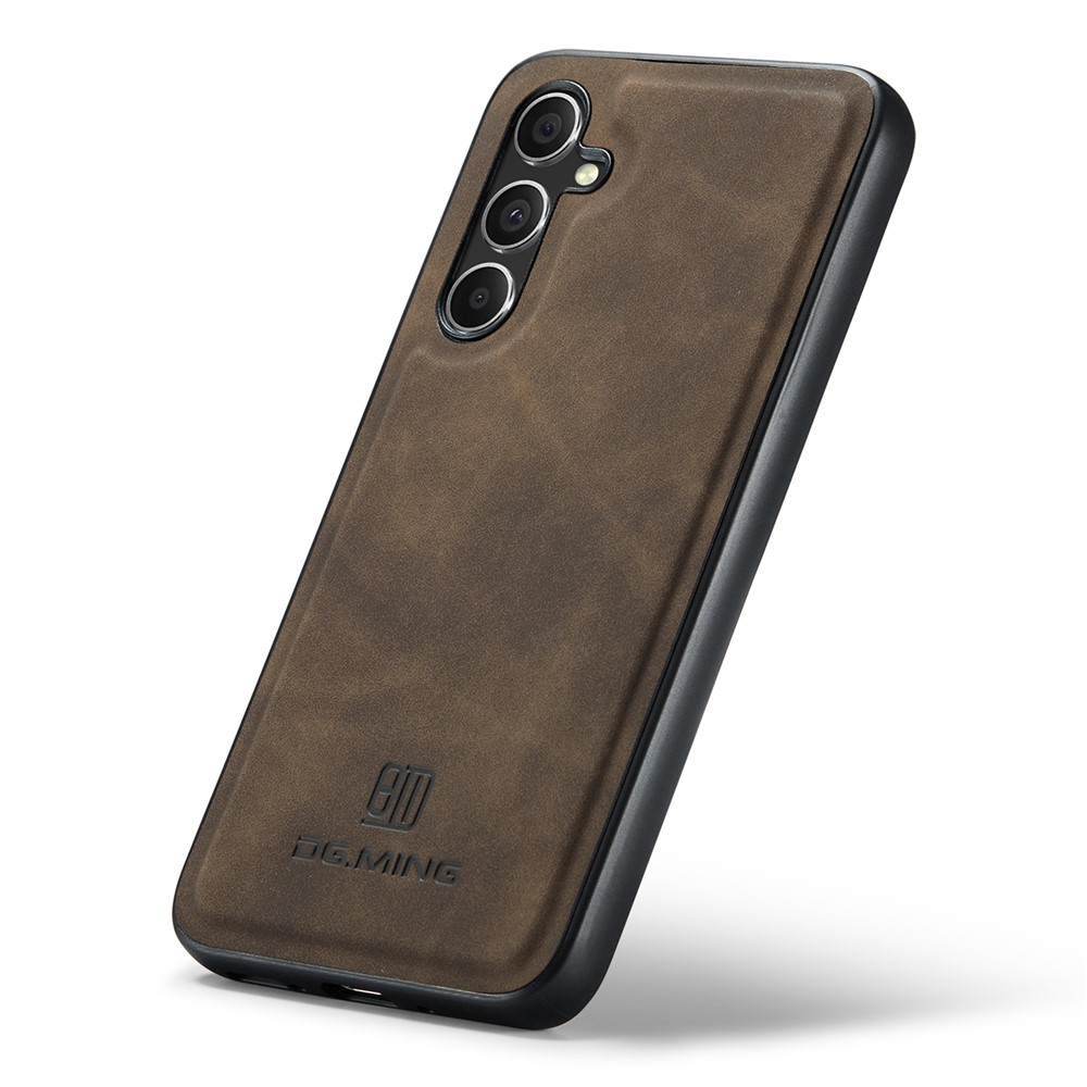 DG.MING DG.MING Samsung Galaxy S26 Plus Skal Läderbelagt Mörk Brun - Teknikhallen.se