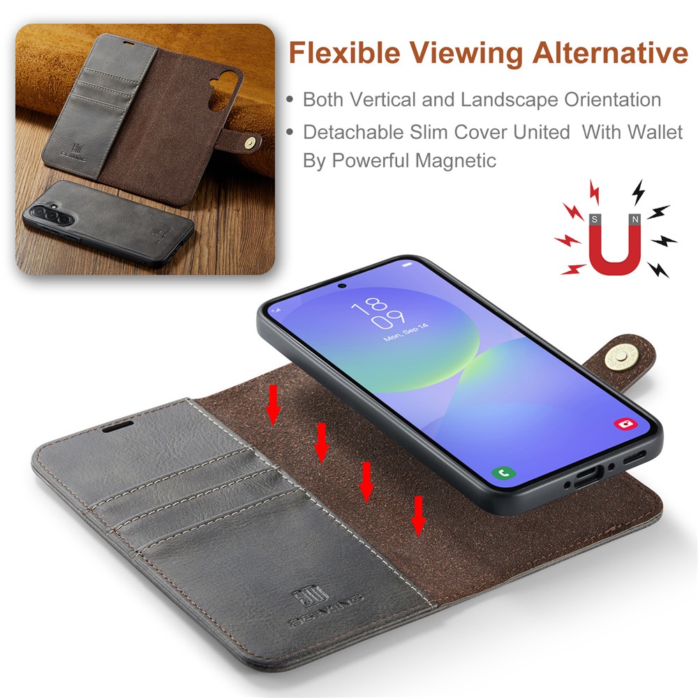 DG.MING DG.MING Samsung Galaxy A37 5G 2in1 Fodral / Skal Grå - Teknikhallen.se