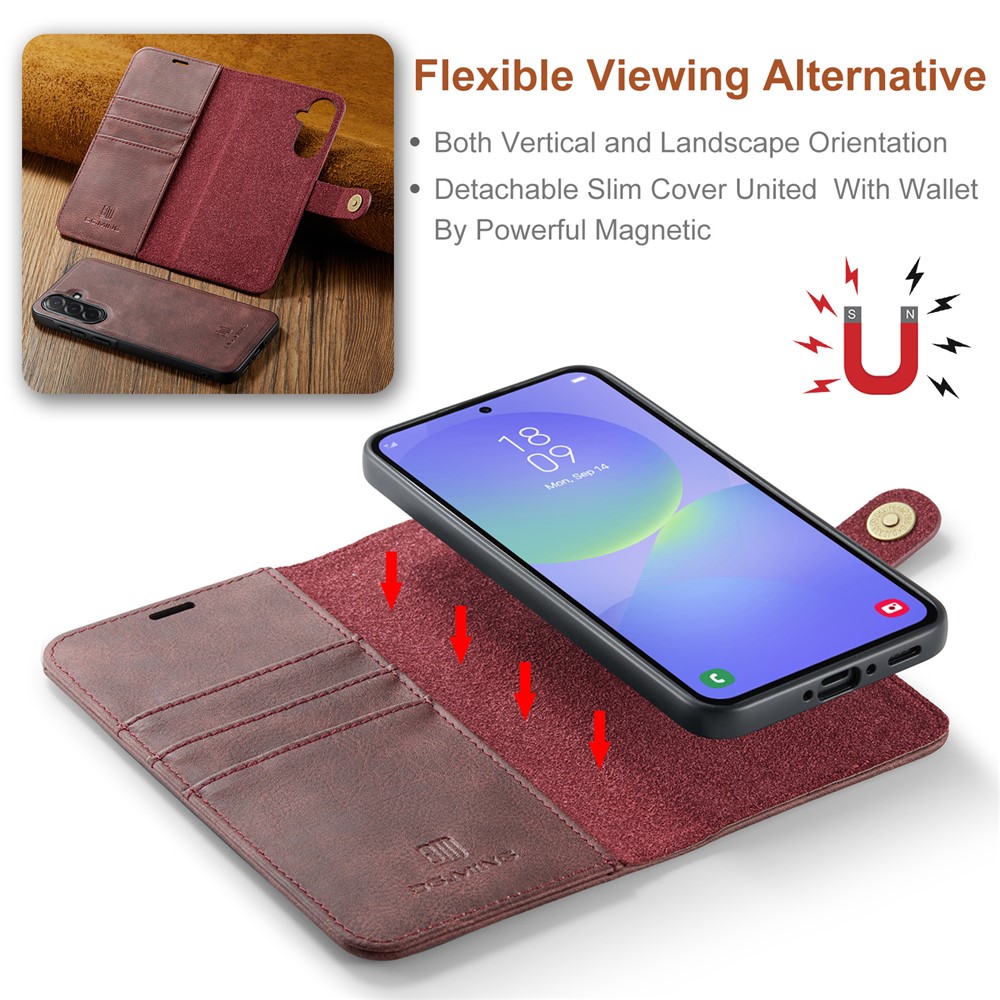 DG.MING DG.MING Samsung Galaxy A37 5G 2in1 Fodral / Skal Röd - Teknikhallen.se