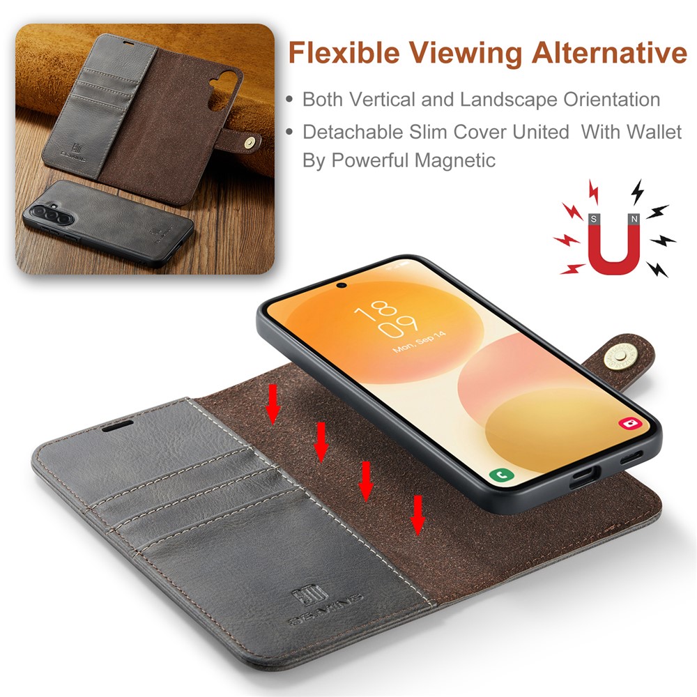 DG.MING DG.MING Samsung Galaxy A57 5G 2in1 Fodral / Skal Grå - Teknikhallen.se