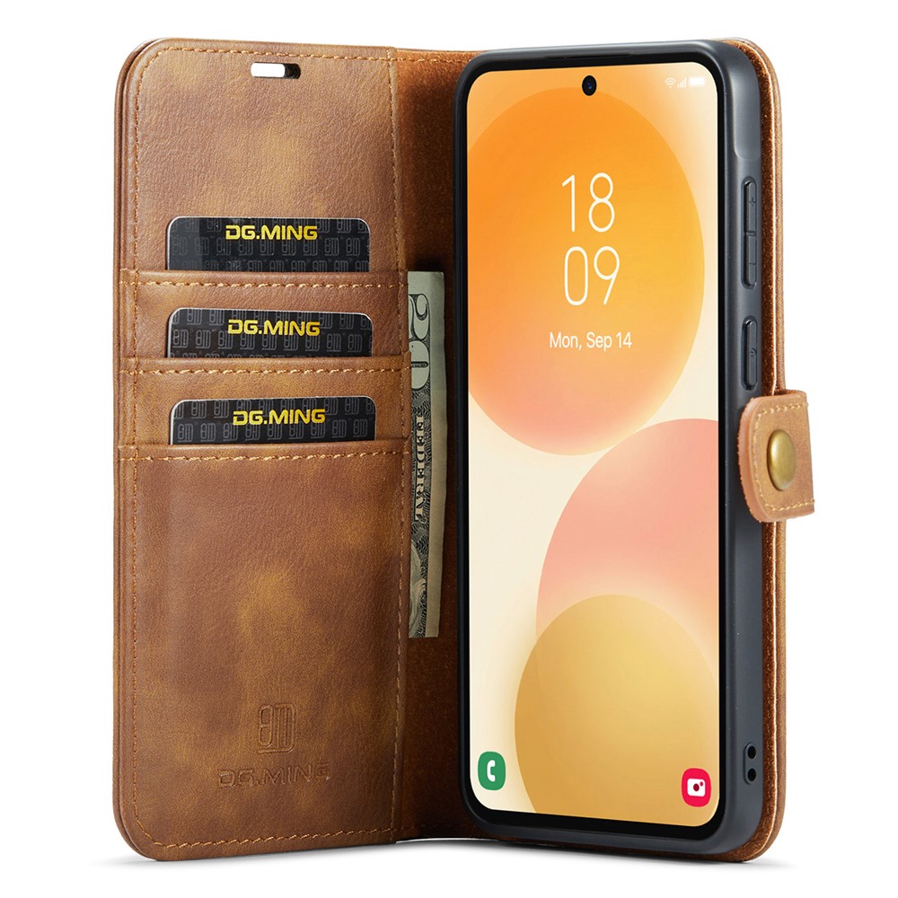 DG.MING DG.MING Samsung Galaxy A57 5G 2in1 Fodral / Skal Brun - Teknikhallen.se