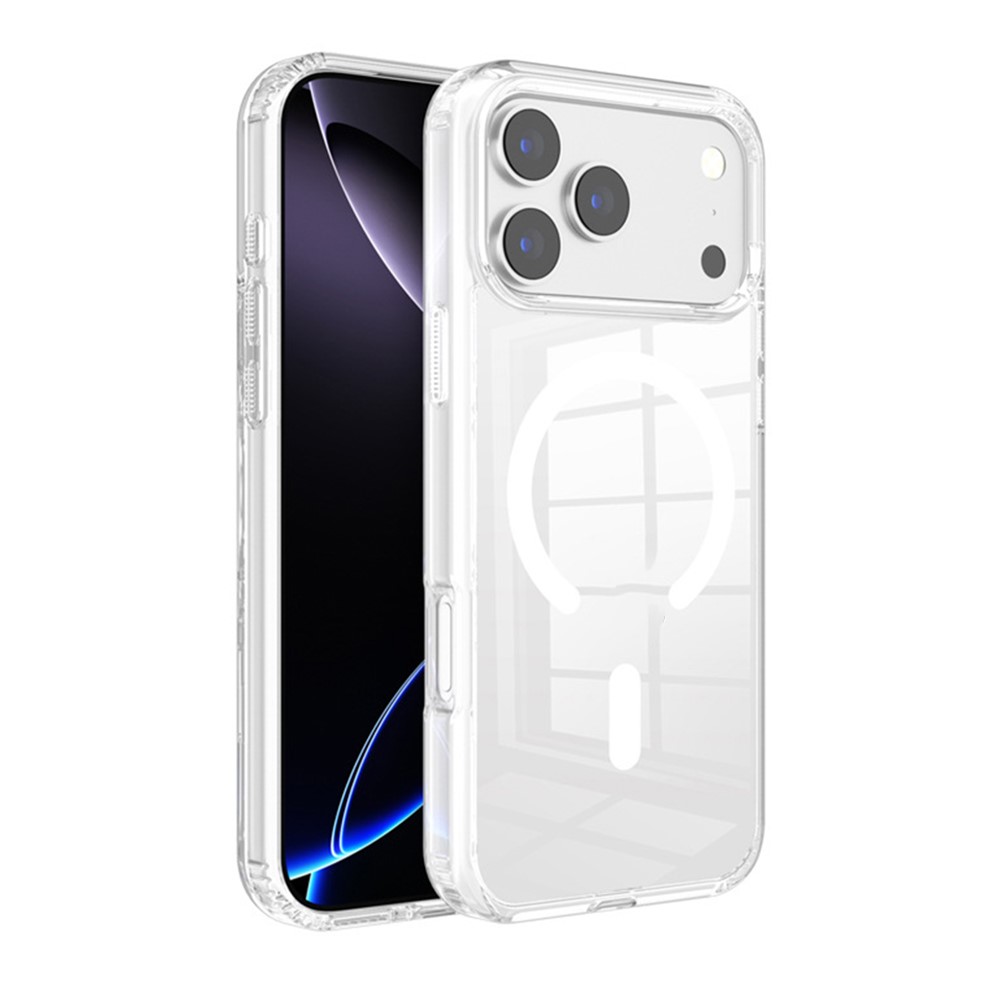  iPhone 17 Pro Max Skal MagSafe Hybrid Transparent - Teknikhallen.se
