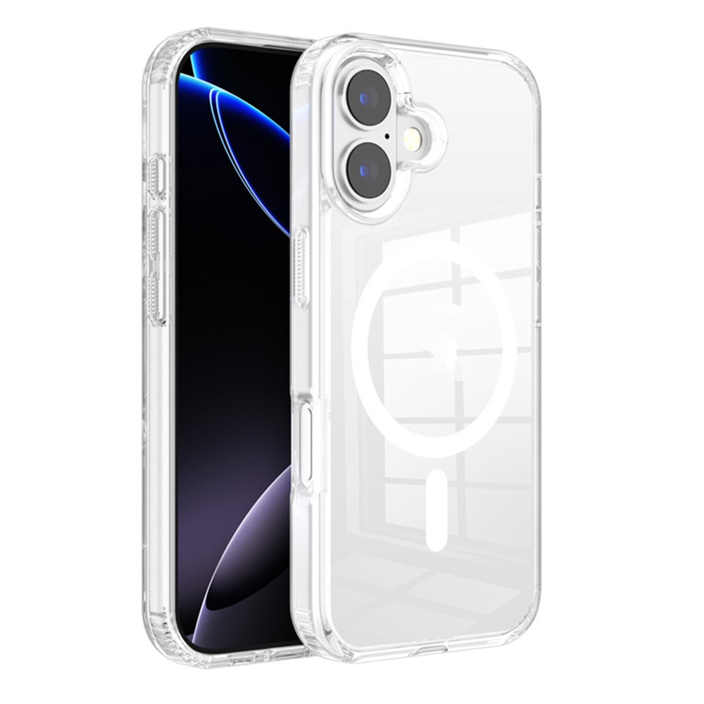  iPhone 17 Skal MagSafe Hybrid Transparent - Teknikhallen.se