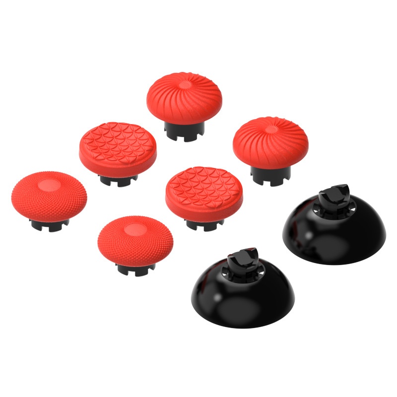 DATA FROG DATA FROG 8-PACK Thumb Grip För PS5/PS4/Xbox/Switch Röd - Teknikhallen.se