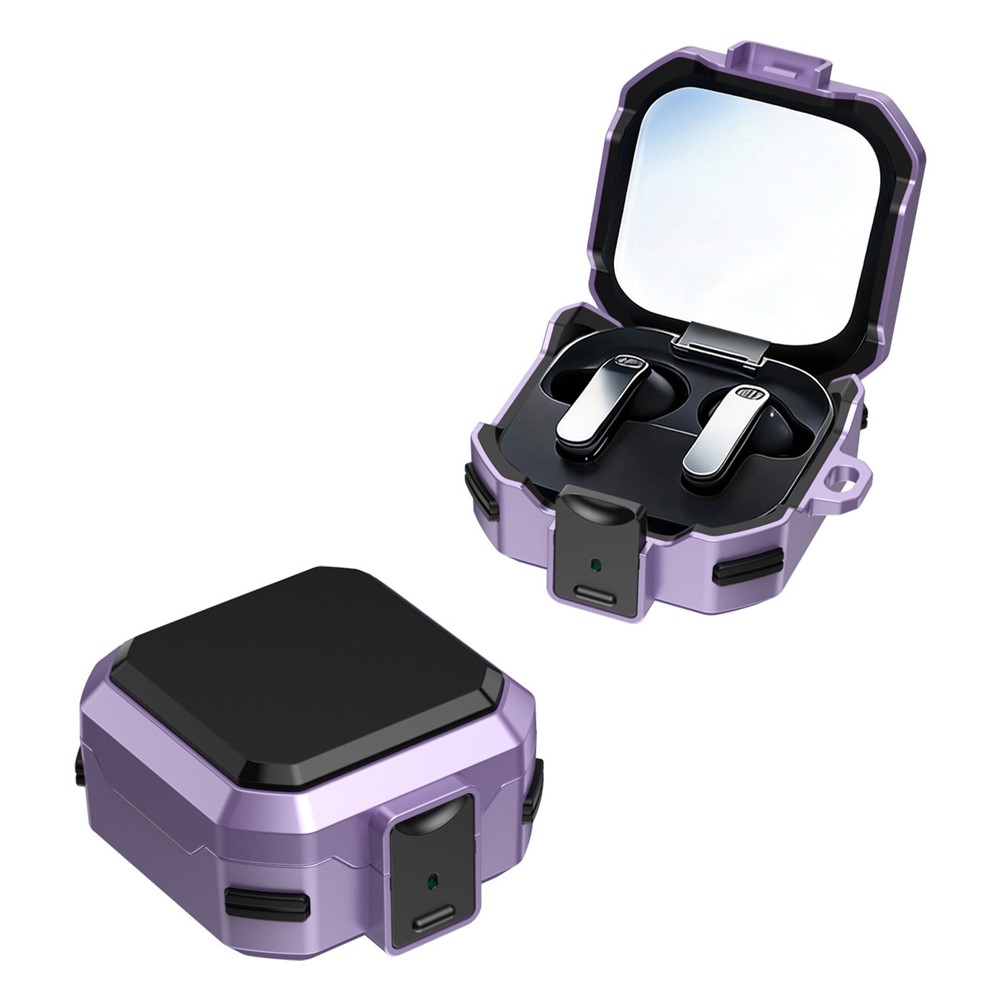  Samsung Galaxy Buds 4/4 Pro Skal Shockproof Hybrid Lila - Teknikhallen.se