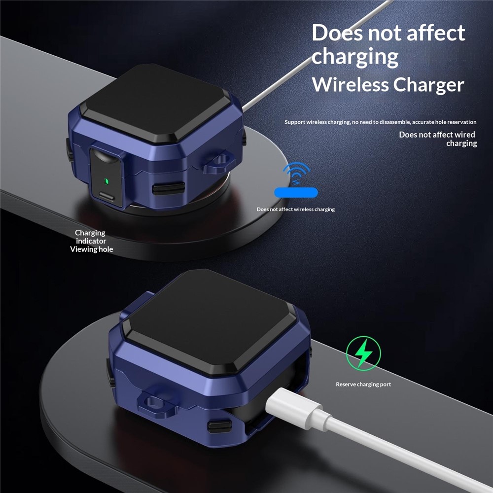  Samsung Galaxy Buds 4/4 Pro Skal Shockproof Hybrid Lila - Teknikhallen.se