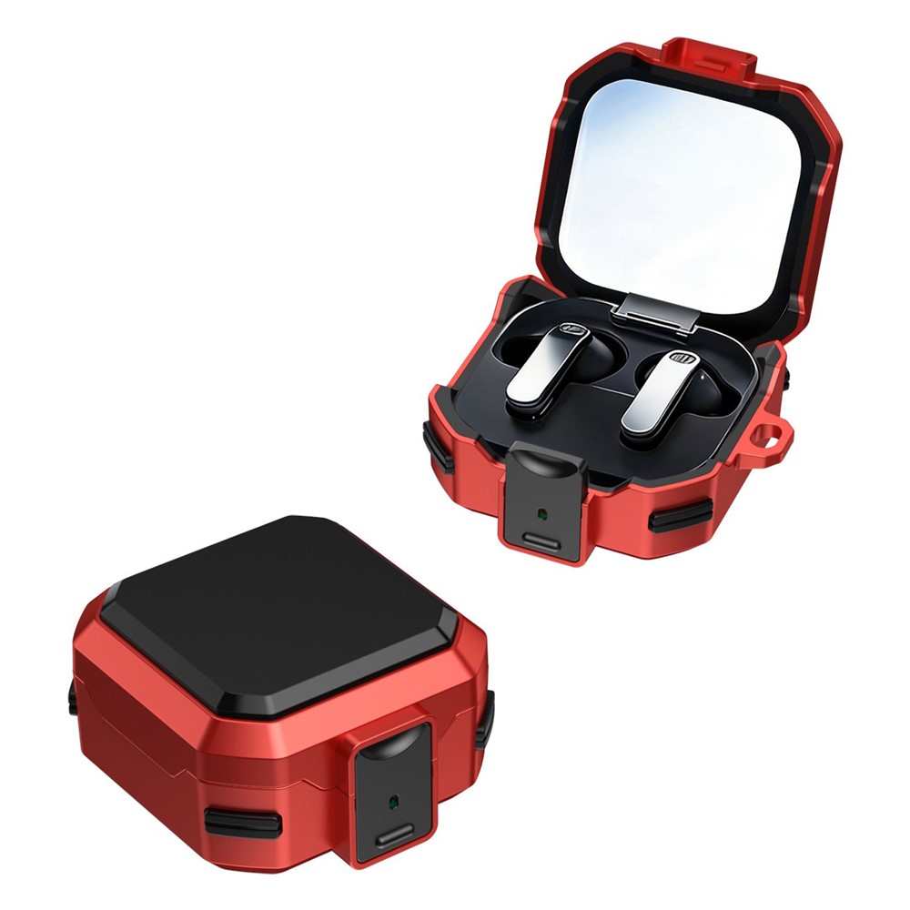  Samsung Galaxy Buds 4/4 Pro Skal Shockproof Hybrid Röd - Teknikhallen.se