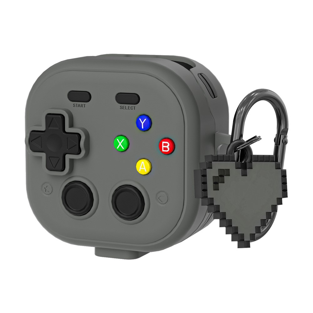  Samsung Galaxy Buds 4 / 4 Pro Skal Game Console Grå - Teknikhallen.se