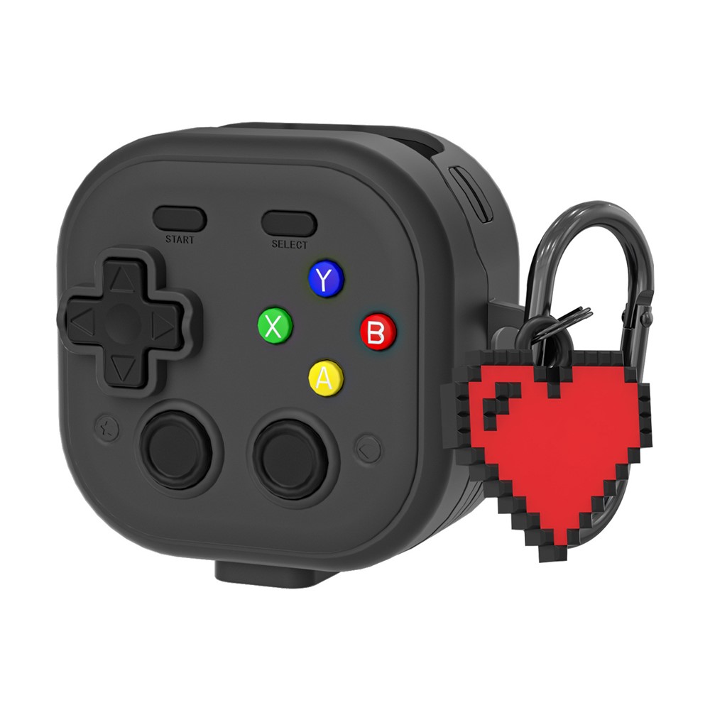  Samsung Galaxy Buds 4 / 4 Pro Skal Game Console Svart - Teknikhallen.se