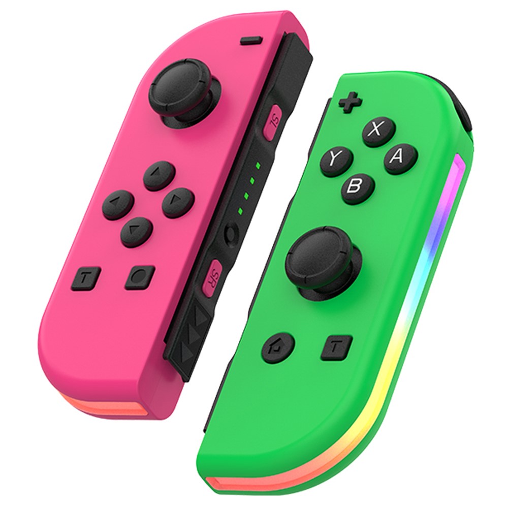  Nintendo Switch Joy-Con Kontroll RGB Rosa / Grön - Teknikhallen.se