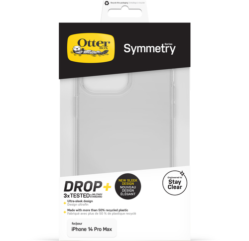 OtterBox OtterBox iPhone 14 Pro Max Skal Symmetry Clear - Teknikhallen.se