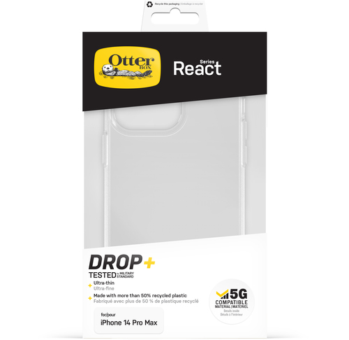 OtterBox OtterBox iPhone 14 Pro Max Skal React Transparent - Teknikhallen.se
