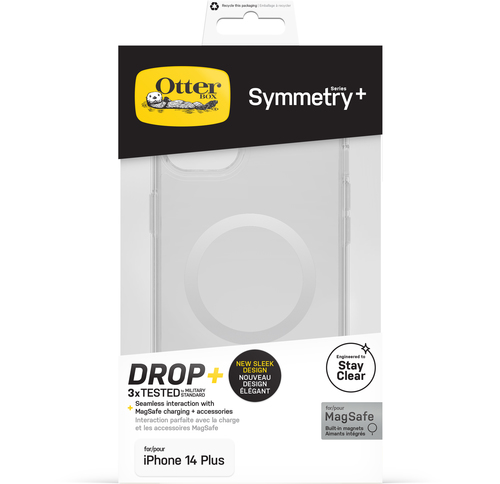 OtterBox OtterBox iPhone 14 Plus Skal MagSafe Symmetry Plus Clear - Teknikhallen.se