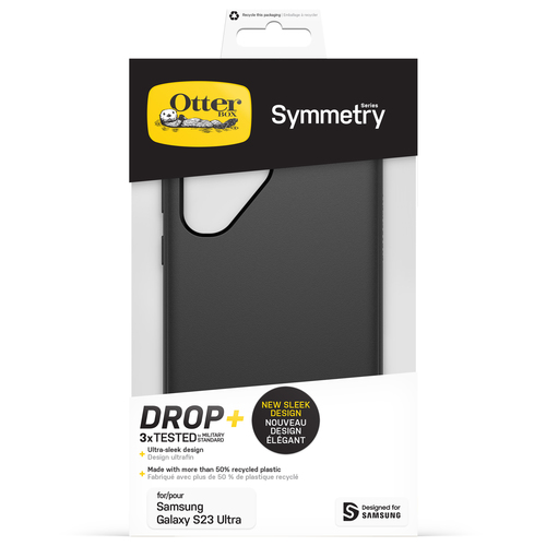 OtterBox OtterBox Samsung Galaxy S23 Ultra Skal Symmetry Svart - Teknikhallen.se