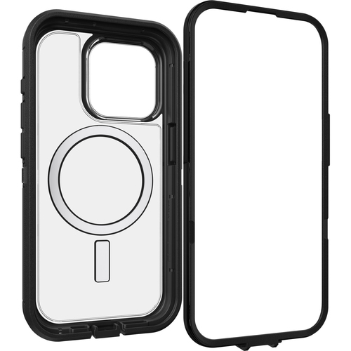 OtterBox OtterBox iPhone 15 Pro Skal MagSafe Defender XT Clear/Svart - Teknikhallen.se