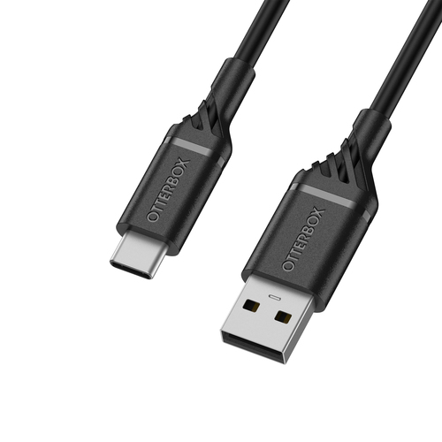 OtterBox OtterBox Standard 1m USB-C - USB-A Kabel Svart - Teknikhallen.se
