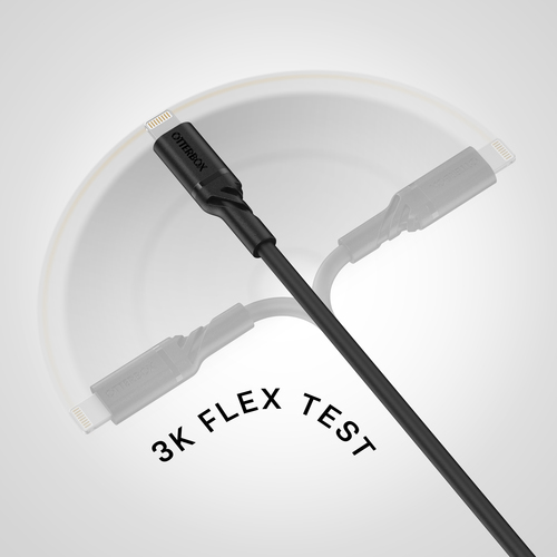 OtterBox OtterBox Standard 1m USB-C - USB-A Kabel Svart - Teknikhallen.se