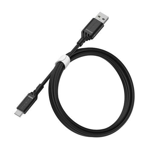 OtterBox OtterBox Standard 1m USB-C - USB-A Kabel Svart - Teknikhallen.se
