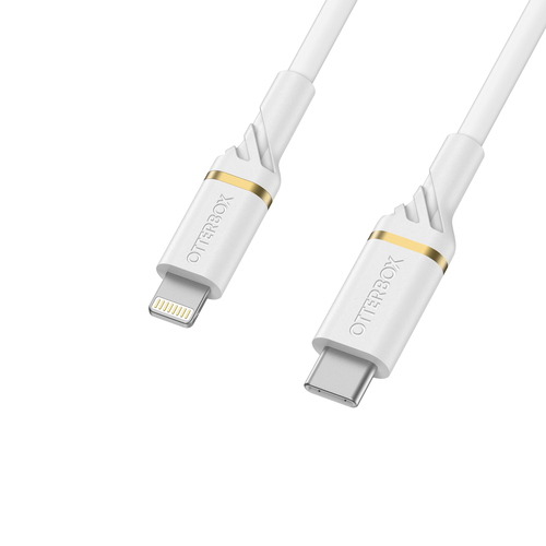 OtterBox OtterBox Standard 1m PD MFi Lightning - USB-C Vit - Teknikhallen.se