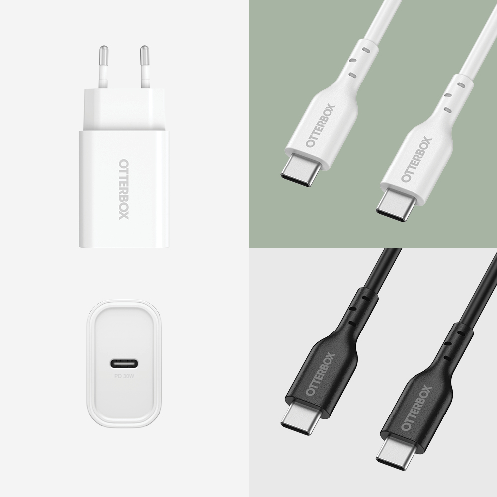 OtterBox OtterBox 30W USB-C PD Väggladdare Vit - Teknikhallen.se
