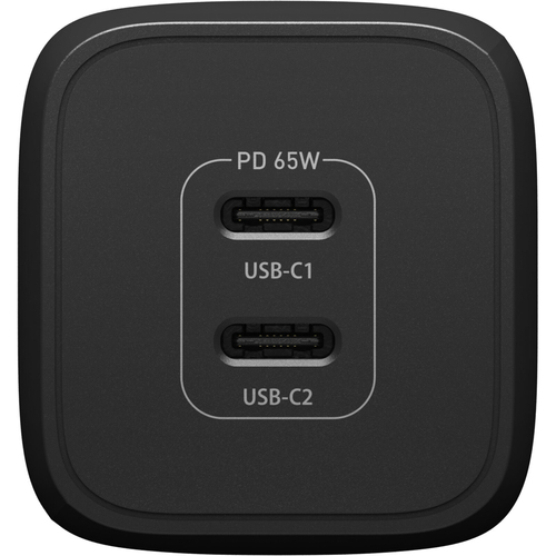 OtterBox OtterBox 65W 2x USB-C PD/PPS Väggladdare Svart - Teknikhallen.se