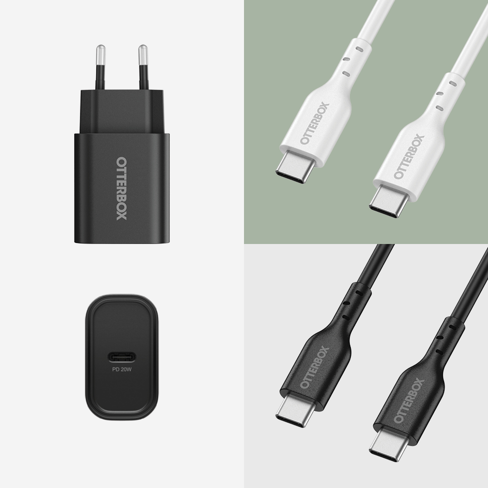OtterBox OtterBox 20W PD USB-C Väggladdare Svart - Teknikhallen.se