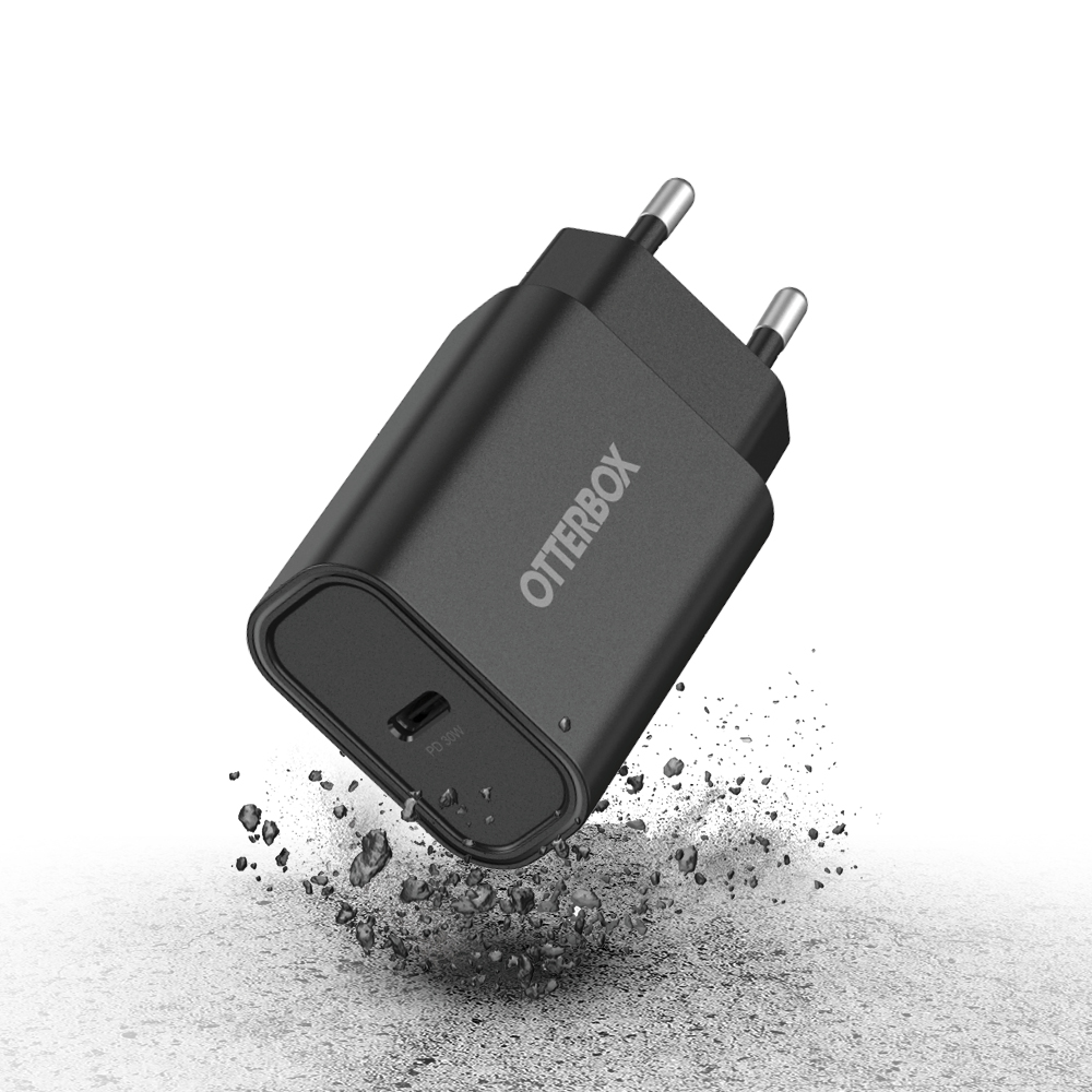 OtterBox OtterBox 30W USB-C PD Väggladdare Svart - Teknikhallen.se
