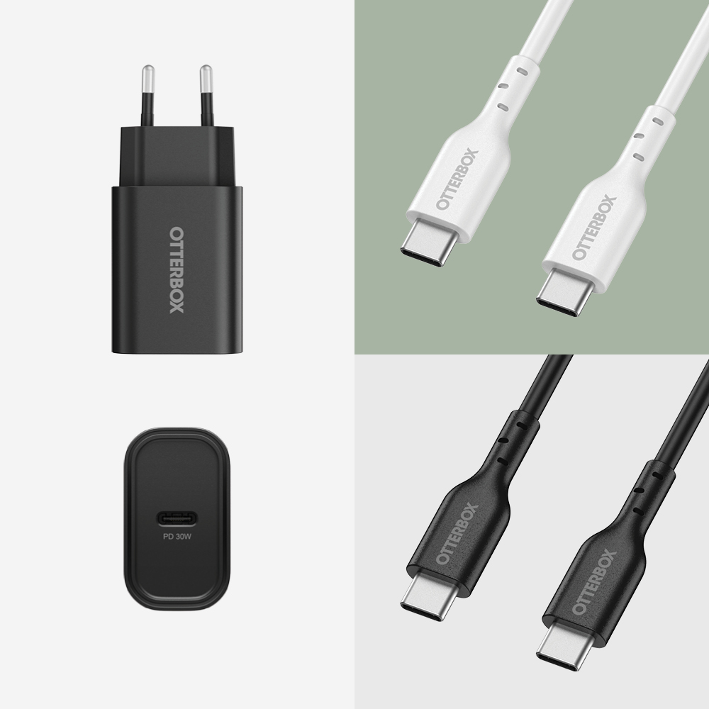 OtterBox OtterBox 30W USB-C PD Väggladdare Svart - Teknikhallen.se