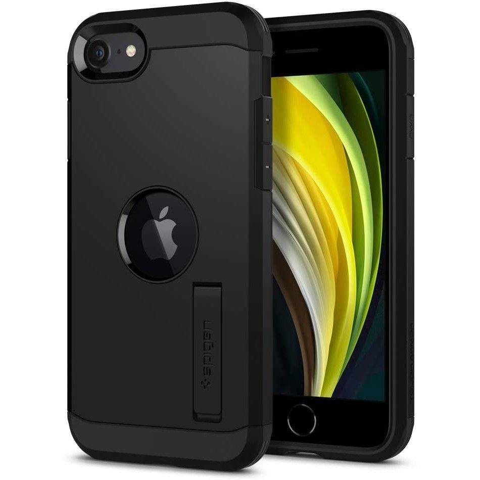 Spigen iPhone 7/8/SE (2020/2022) - Spigen Tough Armor Skal - Svart - Teknikhallen.se