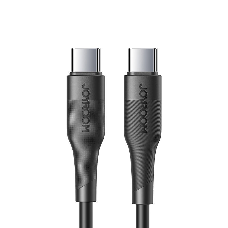 JOYROOM Joyroom 1.2m 60W 3A USB-C - USB-C PD Snabbladdare - Svart - Teknikhallen.se