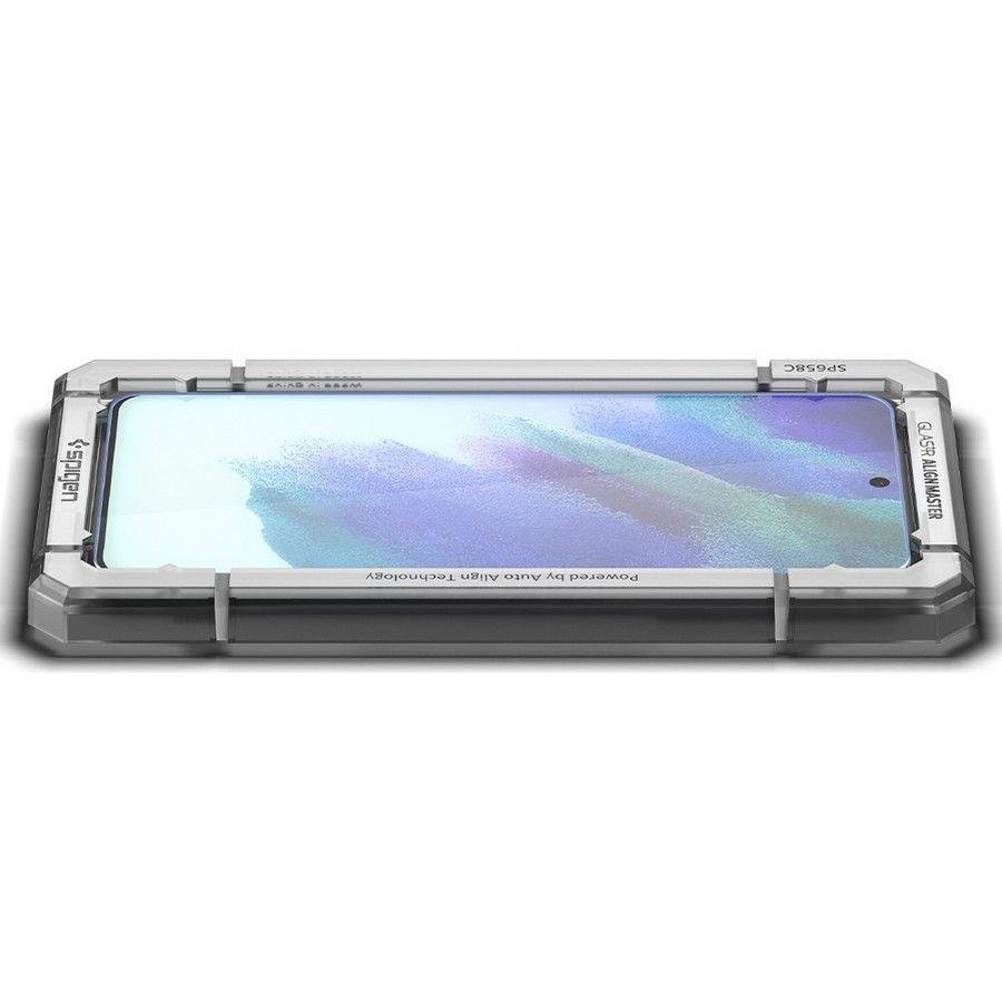 Spigen Spigen Samsung Galaxy S21 FE 2-PACK ALM Glas.tR Hrdat Glas - Teknikhallen.se